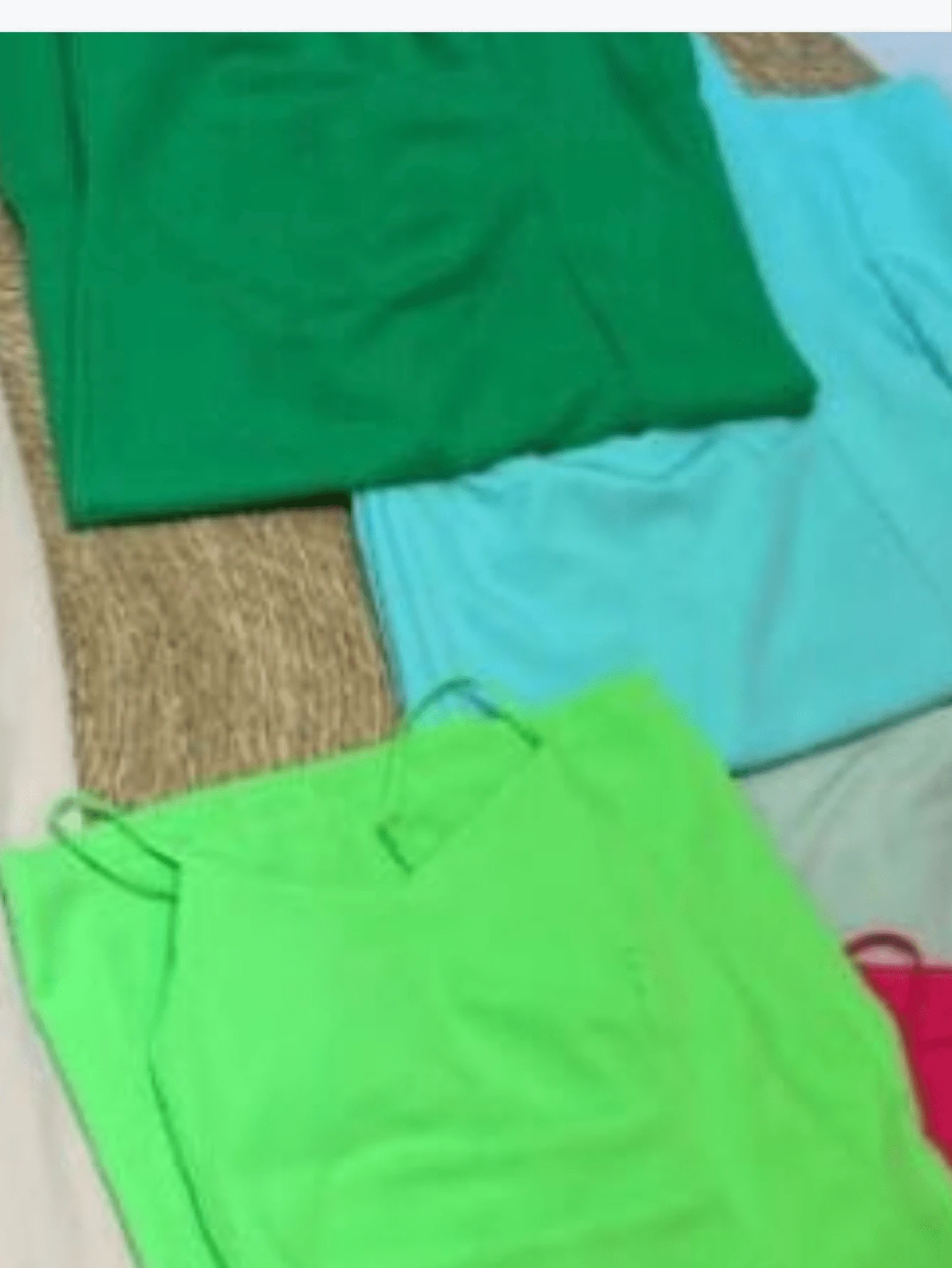 Women's Midi Dress Tailored Fabric High Summer One Size Fits Up To 40 - 淺藍色 - 查看 1