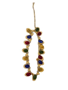 1 PC Retro Ngọc Trai, Pha Lê & Đá Tua Rua Vòng Cổ Choker, Hanfu Phong Cách Dự Tiệc Nhiều Màu Sắc Vòng Đeo Cổ Cho Nữ - màu sắc - Xem 8