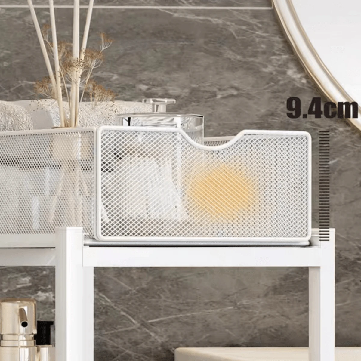 Bathroom Sink Shelf Desktop Sliding Drawer Organizer Rack For