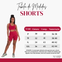Kit 2 Women's Suplex Shorts - Zero Transparency, Thick Fabric, Reinforced Stitching - Comfort And Style For Fitness! - 查看 3