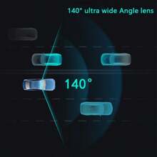 Nuokaiqi Cámara de salpicadero automotriz Nuokaiqi DVR, grabadora de video del automóvil Full HD con visión nocturna, ángulo amplio y caja negra con tarjeta de 64GB