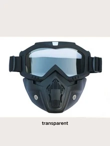 户外运动防雾防刮 UV400 防尘护目镜 摩托车越野赛护目镜 高品质越野赛户外护目镜 可重复使用面部保护罩 适用于摩托车运动 雪地滑雪护目镜带面罩 保护垫头盔太阳镜 摩托车护目镜面罩 可拆卸防紫外线越野赛护目镜 滑雪面罩 摩托车骑行面罩 越野赛护目镜 运动护目镜面罩 - 彩色 - 查看 13