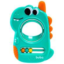 Buba Dino Elephant Lion Teether Rattle With Gum Massager - 綠色 - 查看 3