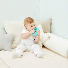 Buba Dino Elephant Lion Teether Rattle With Gum Massager - 綠色 - 查看 7