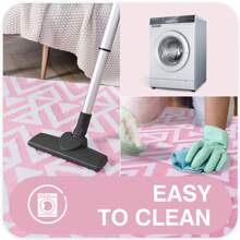 Ultra Soft Shaggy Rugs Memory Foam Bedroom Carpet, Plush Geometric Textured Area Rugs For Living Room Couch Dorm Decor