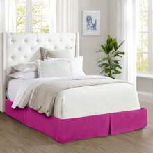 Mocassi 1-Piece Bed Skirt, Quality Design And Expertly Tailored, Luxury 1500 Series Wrinkle & Fade Resistant Egyptian Quality.