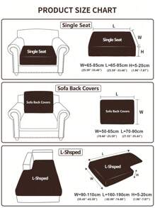 1 Pc Jacquard Skirt Edge Sofa Hat Elastic Sofa Cover All Inclusive Universal Set Slouchy Cat Scratch Resistant All Season Universal Type - Light Grey - View 5