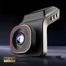 Nuokaiqi Cámara de salpicadero automotriz Nuokaiqi DVR, grabadora de video del automóvil Full HD con visión nocturna, ángulo amplio y caja negra con tarjeta de 64GB