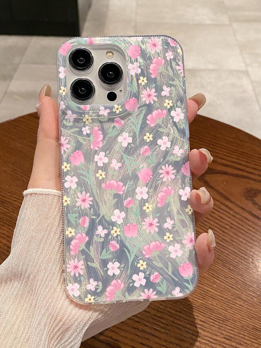 1 Ốp lưng điện thoại iPhone 11/12/13/14 Pro Max & 15, Thiết kế hình lông vũ - Hồng nhạt - Nhiều màu - Xem 1