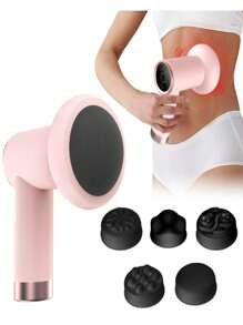 Deep Tissue Massager, Rechargeable Massage Gun - Pink - View 1