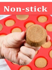 1pc/2pcs/3pcs/5pcs 12/24 Cups Nonstick Silicone Muffin Pan Silicone Baking Mold For Pastry Cupcake Cake Tart Bread Brownie