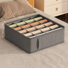 6/7/20Grids Underwear Storage Box Supplies Panty Storage Drawer Compartment Box Multifunction - Multicolor - View 4