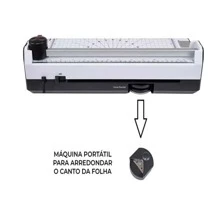 Plastificadora Refiladora Documentos A4 - 5 Funções Em 1 - Entrada do Brasil (127V) - Visão 7