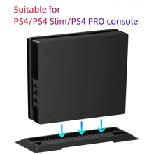 Vertical Stand Compatible With PS4/PS4 Slim/PS4 Pro, Built-In Cooling Vents And Non-Slip Feet Steady Base Mount Compatible With PS4 Slim/PS4 Pro - Multicolor - View 12