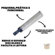 Lupa De Leitura Tipo Régua Universal Aumento - Branco - Visão 7