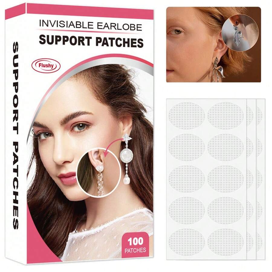 Miếng dán hỗ trợ dái tai trong suốt vô hình cho phụ nữ, miếng dán bảo vệ dái tai thoáng khí - Nhiều màu - Xem 1