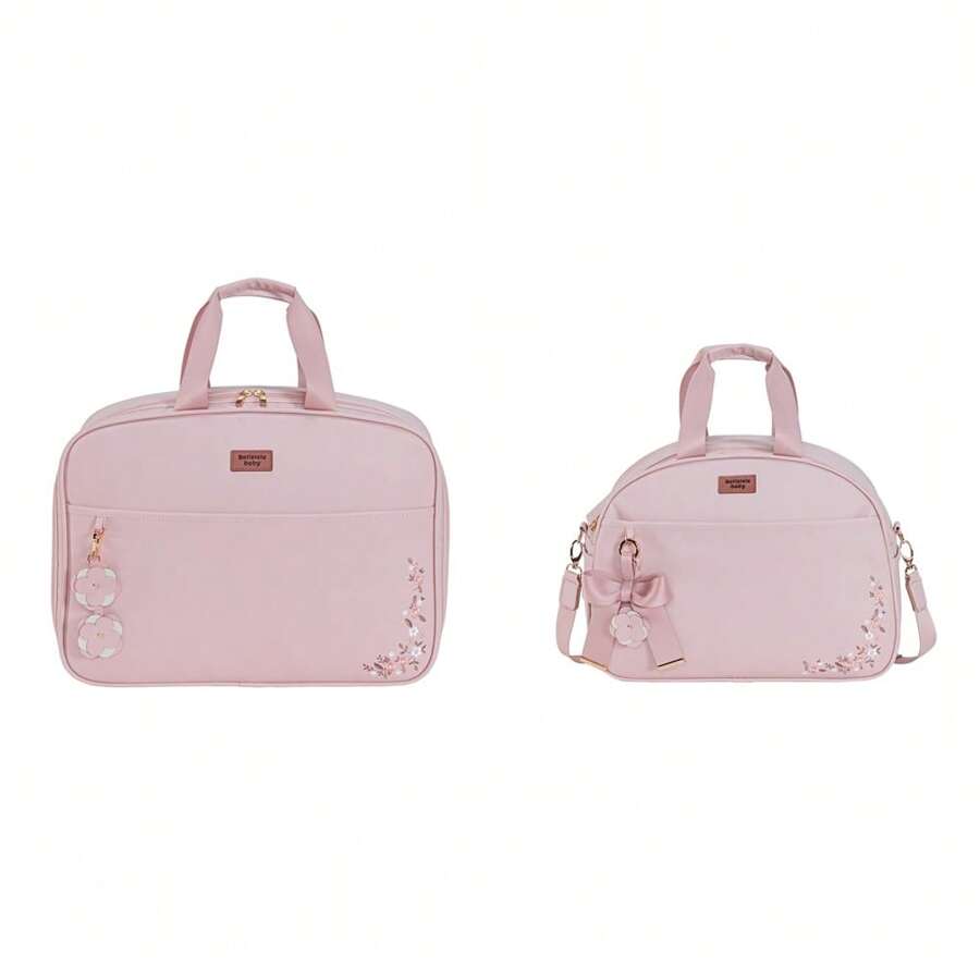 Batistela Baby Fiore Maternity Bag And Handbag - Màu Hồng baby - Xem 1