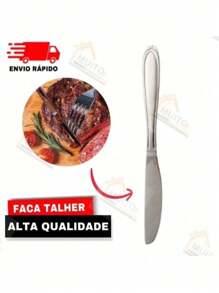 18-Piece Stainless Steel Cutlery Set Kit 6 Knives 6 Forks And 6 Table Spoons Home For Kitchen Hotel Farm - 彩色 - 查看 7