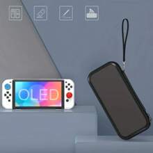 外壳兼容 Switch 和 OLED 型号保护性硬质便携式旅行手提箱外壳袋兼容 Switch 控制台 - 黑色 - 查看 6