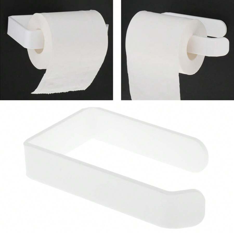 Acrylic Toilet Paper Roll Holder, Bathroom Tissue Paper Towel Rack