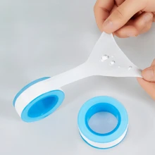 3 chiếc băng keo ống nước PTFE, băng keo niêm phong không dầu, băng keo niêm phong ren, băng keo niêm phong ren ống màu trắng, vật liệu thiết yếu cho gia đình - Màu xanh lam - Xem 2