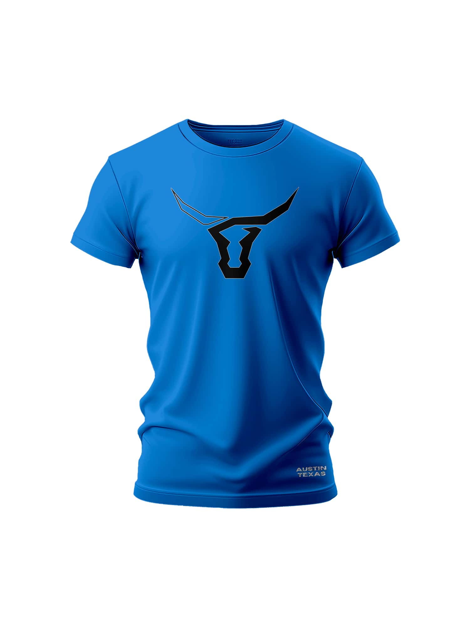 Country Austin Texas Longhorn Shirt - 寶藍色 - 查看 1