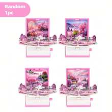 1 Móc khóa sách gấp mini 3D: Đồ chơi biến đổi cảnh thu nhỏ khác nhau Đồ chơi giảm căng thẳng, tuyệt vời như món quà Phục sinh hoặc sinh nhật sáng tạo (Một phần ngẫu nhiên) - móc khóa - Xem 17
