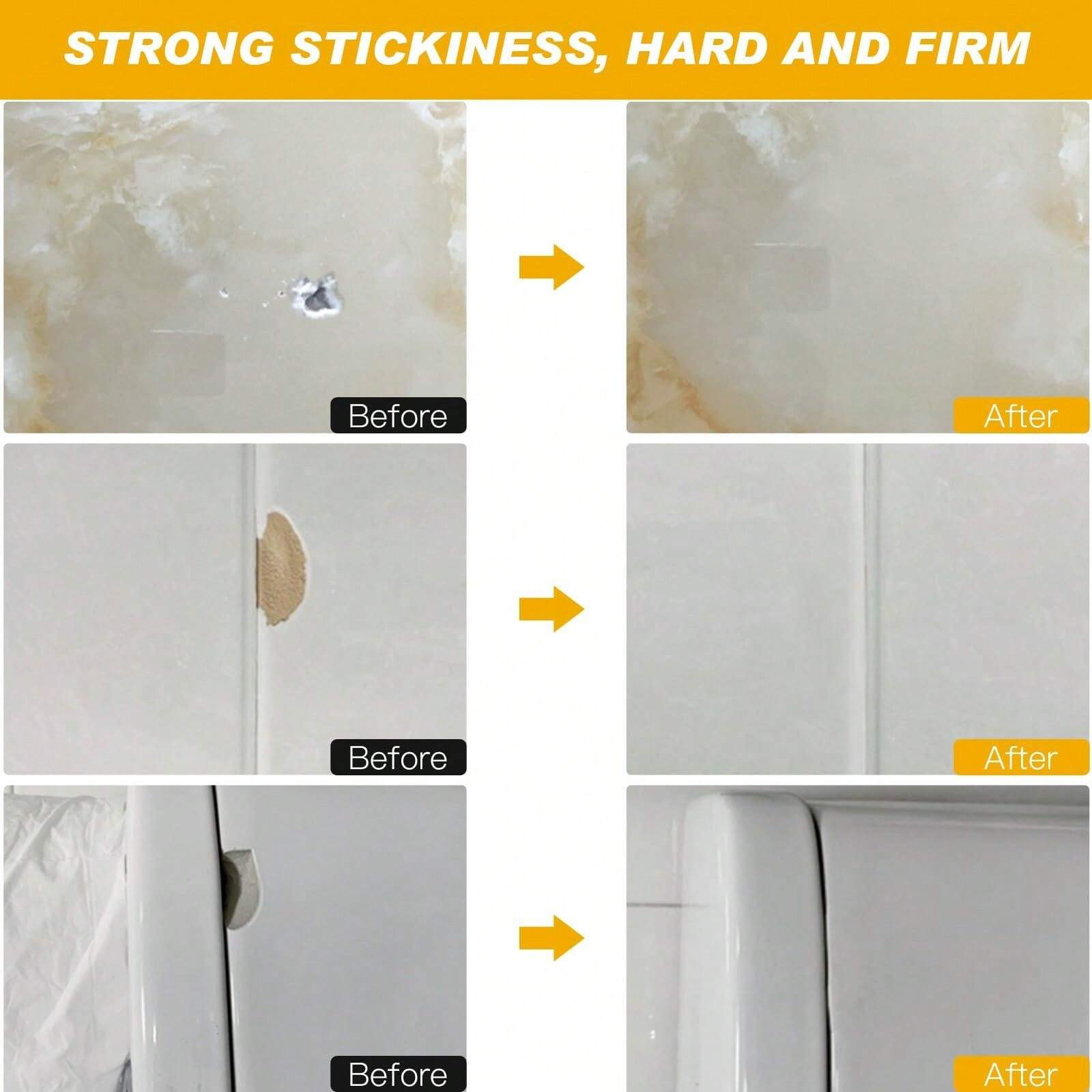 Porcelain Repair Kit, Tub & Tile Repair Kit (Color Match), Fiberglass