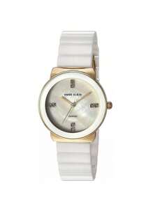 Anne Klein Women's Diamond White Dial White Ceramic Ladies Watch AK/2714WTGB - White - View 2