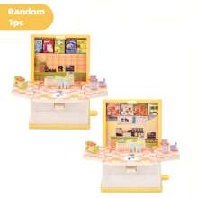 1 Móc khóa sách gấp mini 3D: Đồ chơi biến đổi cảnh thu nhỏ khác nhau Đồ chơi giảm căng thẳng, tuyệt vời như món quà Phục sinh hoặc sinh nhật sáng tạo (Một phần ngẫu nhiên) - móc khóa - Xem 16