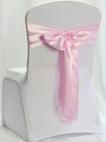 10 chiếc ruy băng nơ satin màu hồng trang trí ghế, nơ satin thắt lưng ghế cưới, nơ lụa trang trí ghế cho tiệc chiêu đãi, lối đi, tiệc mừng em bé, tiệc cô dâu, nhà hàng, sinh nhật, sự kiện, tiệc tùng, trang trí khách sạn. - Hồng - Xem 4