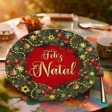 Printed Placemat Cover 35cm Table Setting Placemat Christmas Placemat Placemat Decoration - SNAT0048 - 查看 2
