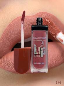 Tesouro direto Import Lip Gloss Matte Lipstick - 6 Nude Colors - Pink Nude - Xem 1
