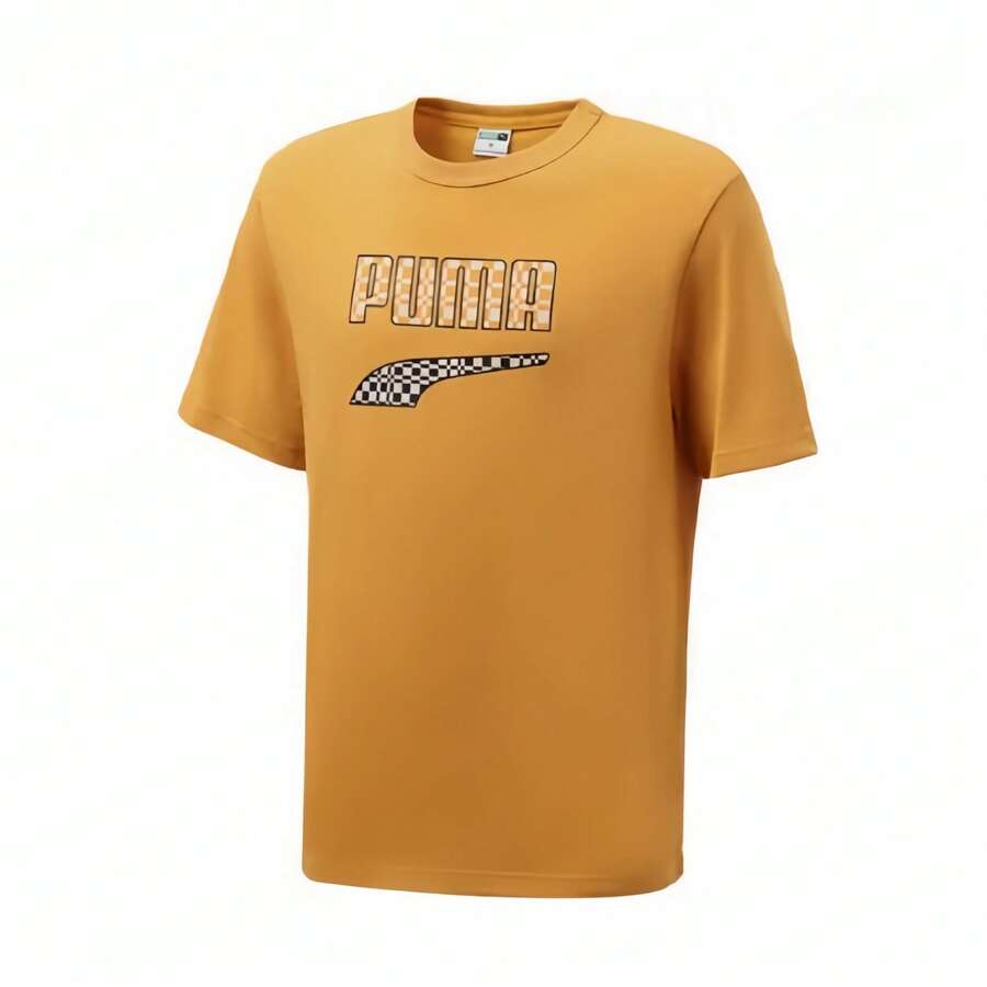 Puma Comfortable Loose Round Neck Short Sleeve Printed Casual Sports T-Shirt