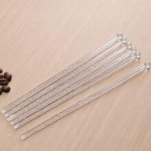 20/50/100pcs Gold, Pink, Silver Sparkling Stir Rods - 7.24 Inch Crystal Cake & Stirrers, Suitable For Wedding, Christmas, Birthday, Outdoor Activities, Bars, Bachelorette Parties, Beverage Shops, Bakeries, Graduation Parties