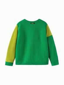 mini bala Pulover Tricotat Baieti Toamna Iarna Pulover la modă pentru bebeluși