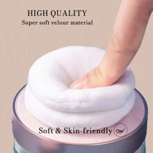 1/4/12个装粉扑，直径2.36英寸，天鹅绒圆形蓬松粉扑，适用于散粉、粉底、化妆、平价、房间装饰、梳妆台、旅行、卧室、化妆配件、粉扑、美妆蛋、粉扑、化妆海绵、平价、圣诞礼物、化妆品、化妆工具、便宜好物、礼物、女士礼物、圣诞礼物