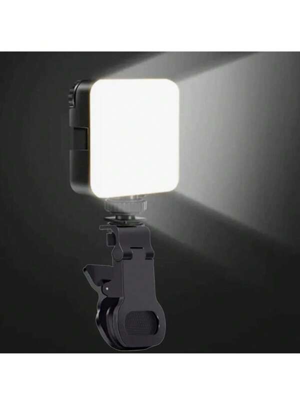 1 pieza Luz de relleno de autofoto para teléfono móvil, luz de bolsillo LED portátil mini, para tomar fotos de belleza y videos con cámara réflex