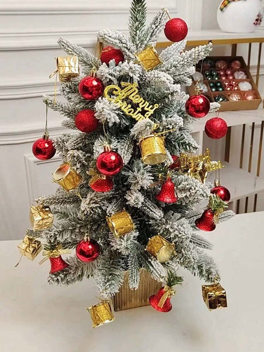 6/32 件套圣诞树装饰配件、挂饰、圣诞派对用品 - 彩色 - 查看 1