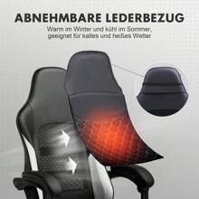 Gaming Chairs - 黑與白 - 查看 5