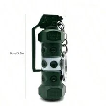 1 mô hình lựu đạn - Mô hình lựu đạn khói - Mô hình lựu đạn chớp nhoáng - Mô hình kim loại hoàn toàn - Mô hình vũ khí anime - Trang trí - Đạo cụ cosplay - Đạo cụ phim - Quà tặng ngày lễ - Quà tặng sinh nhật - Quà tặng giáng sinh - Quà tặng hoàn hảo - Đồ chơi - Nhiều màu - Xem 8