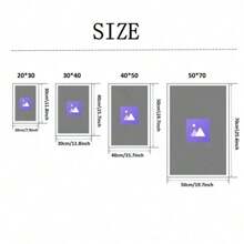 5D DIY 钻石画套装轮廓圆形钻石艺术适用于墙面装饰、入口通道和卧室帆布工艺套装 - 彩色 - 查看 2