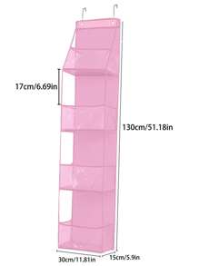 1 pieza Bolsa colgante de 4 capas para la habitación del bebé para pañales, juguetes, artículos diversos, decoraciones y regalos familiares para la ducha de bebé