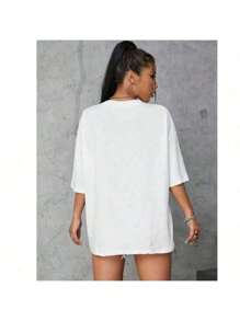 Traditional White Women's T-Shirt - I Believe In Prevention Pink October - 白色 - 查看 2