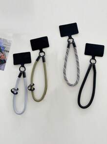 1 件个性化短腕带手机绳，便携式防丢失防掉手机挂绳礼物，适合母亲、家人、朋友、生日、节日手机挂饰、手机链 - 均碼 - 查看 1