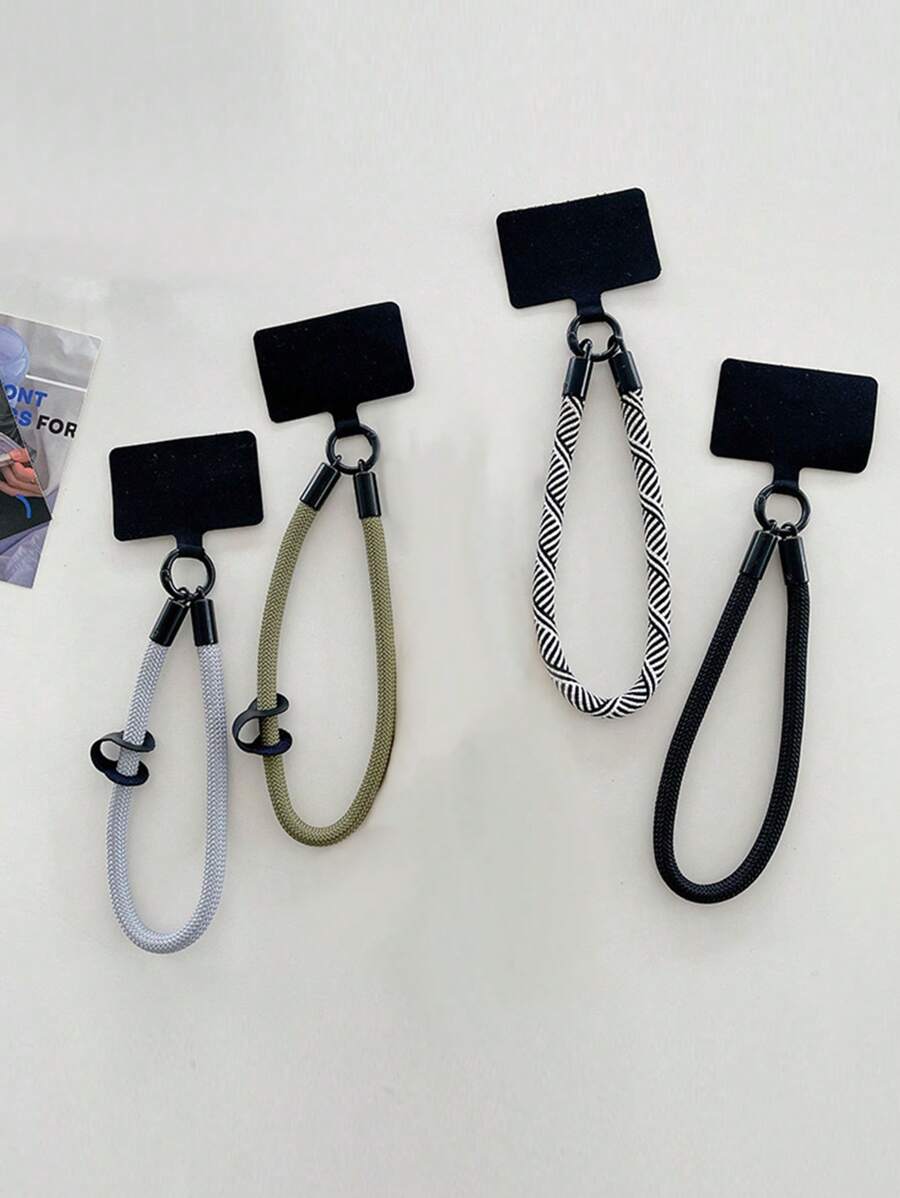 1 件个性化短腕带手机绳，便携式防丢失防掉手机挂绳礼物，适合母亲、家人、朋友、生日、节日手机挂饰、手机链 - 均碼 - 查看 1