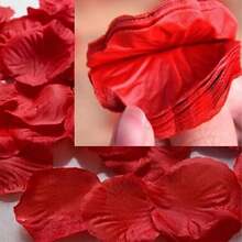 2000 Rose Petals Artificial Red And Colors Decoration Handmade Flowers Valentine's Day Birthday Party Groom Wedding - FF1 - 查看 3