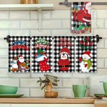5 Packs Christmas Towels Are Soft, Comfortable, And Cartoon Christmas Patterns Have Good Water Absorption