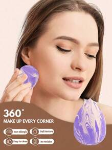 Bộ 13 miếng mút trang điểm - Mút trang điểm, Mút trang điểm, Bông trang điểm, Mút trang điểm hình tam giác, Mút trang điểm mini, Mút trang điểm mini, Bộ mút trang điểm, Bộ dụng cụ trang điểm, Dụng cụ trang điểm chuyên nghiệp, Mút trang điểm hình giọt nước, Mút trang điểm, Mút che khuyết điểm siêu mềm, Thích hợp cho mỹ phẩm dạng lỏng và dạng kem, Mút trang điểm ướt và khô, Mút trang điểm nhung, Dụng cụ trang điểm du lịch di động, Dụng cụ trang điểm có thể tái sử dụng và giặt được, Phù hợp với mọi loại da - Nhiều màu - Xem 4