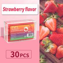 30/50 支水果味牙线独立包装，超细牙线棒，清新口气，一次性牙签，一次性牙线，口腔清洁 - 彩色 - 查看 8